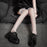VenusFox thin black silk stockings lace Lolita sweet JK college style spicy girl fishing net knee socks