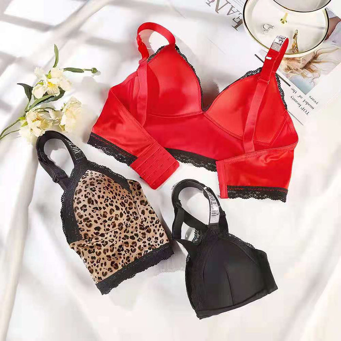 VenusFox Thong Secret Rhinestone Bikini Lingerie Briefs Set Panty 2 Piece Underwear Set Push Up Adjustable Sexy Bra Suit