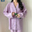VenusFox Green Grid Women Pajama Set Korean Style Loose Leisure Sleepwear Elastic Waist Pant Nightwear Spring Winter Home Clothing