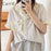 VenusFox Women's Pajamas Sweet Girl Plaid Sleepwear Short Sleeve Shorts Retro Ruffle Nightwear Kawaii Japan Homewear