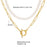 VenusFox Goth Pearl Choker Necklace Gold Color Lasso Pendants Women Jewelry On The Neck Chain Beads Necklace