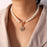 VenusFox Goth Pearl Choker Necklace Gold Color Lasso Pendants Women Jewelry On The Neck Chain Beads Necklace