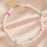 VenusFox Summer Ethnic Imitation Pearl Choker Necklace For Women Girls Sweet Soft Clay Beads Chain Necklace Flower Heart Jewelry