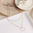 VenusFox New Fashion Elegant White Pearl Choker Necklace Cute Double Layer Chain Pendant For Women Jewelry Girl Gift