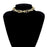 VenusFox Punk Boho Metal Chain Necklaces Link Steampunk Rock Big large size Choker Necklace Women Clavicle chain Minimalist Jewelry