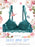 VenusFox New Sexy Bras Thick Underwear Set Women Brassiere Black Embroidery Brand Push-Up Bra Panties Set Lace Lingerie 3/4 Cup Gather