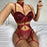 VenusFox Sexy Lingerie Set Sex Corset Bra G-String Women's Underwear See Through Lace Lenceria Mujer