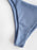 VenusFox Ribbed Tie Push Up Bikini Set Women Underwire Padded Bandage Swimwear Summer Sexy Cutout Female Beachwear Bathing Suit