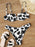 VenusFox Sexy V-bar Underwired Bikinis Floral Swimwear Women Swimsuit Female V-Neck Bikini Set Push Up Beach Wear Swim Bathing Suits