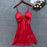 VenusFox Women Nightgowns Sexy Nightwear Lace Patchwork Camisola Lingerie Nighty Wedding Silk Dress Sleep Wear Nightdress Clothes