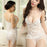 VenusFox Deep V-neck Sexy Lingerie Female Lace See-through Dress