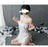 VenusFox Bathrobe Sexy Underwear High-end Satin Lace Pajamas Women Halter Strap Suit Nightdress Home Service Sexy Lingerie