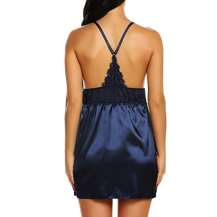 VenusFox Sleepwear Plus Size Bow Lace Sleepwear Lingerie Temptation Babydoll Underwear Nightdress lingerie