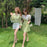 VenusFox Summer Elegant Floral Dress Women Print Sweet Cute Evening Party Mini Dresses Puff Sleeve Korean Style Beach Clothing Boho