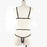 VenusFox Women's Underwear Set Sexy Lingerie Mesh Perspective Straps Bra Panties Suit Women Erotic Lingerie Two-Piece Suit