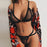 VenusFox Women's Underwear Set Sexy Lingerie Mesh Perspective Straps Bra Panties Suit Women Erotic Lingerie Two-Piece Suit