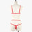 VenusFox Women's Underwear Set Sexy Lingerie Mesh Perspective Straps Bra Panties Suit Women Erotic Lingerie Two-Piece Suit
