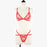VenusFox Women's Underwear Set Sexy Lingerie Mesh Perspective Straps Bra Panties Suit Women Erotic Lingerie Two-Piece Suit