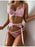 VenusFox Women Sexy Lingerie Set Transparent Embroidery Push Up Gather Bra G-string Panties Erotic Temptation Bandage Underwear