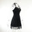 VenusFox Goth Apparel Black Summer Dress For Women Vintage Lace Lace Up Halter Sexy Backless Bodycon Harajuku Aesthetic Elegant Dresses