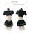 VenusFox Women Cap & Zip Crop Top & Skirt Set Fancy Sexy Japanese Rollenspel Roleplay Police Uniform Sexy Police Lingerie Exotic Costumes