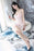 VenusFox Ice Silk See Through Straight Dress Smooth Transparent Adult Club Fantasy Erotic Wear Sexy Women Deep V Neck High Cut Dress