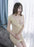 VenusFox Sexy Lace Patchwork Ice Silk Dress Transparent One Shoulder Ruffle Mini Dress See Through Low Cut Night Club Dance Pencil Dress