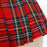VenusFox Ladies Nightclub Sexy Student Uniforms British StyleTight Red Plaid Short Tops & Pleated Skirt Set Backless Cosplay Sexy Costume