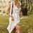 VenusFox Summer Women Sleeveless Tie Up Bow Strap Dress New Fresh And Sweet Elegant Comfortable Slit Midi Dress