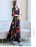 VenusFox Summer New Arrival  Elegant Korean V Collar Flare Sleeve Women Chiffon Long Dress High Quality