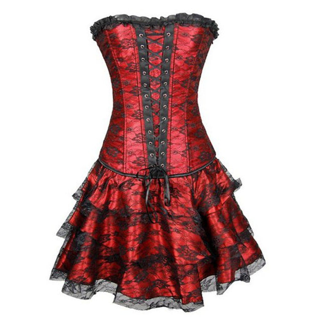 VenusFox Sexy Lace Push Up Gothic Corsets