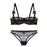 VenusFox Ultrathin lace embroidery underwear bra set