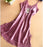 VenusFox Sexy Silk Satin Nightgown V-neck Lingerie