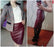 VenusFox High Waist Sexy Faux Fur Bodycon Leather Midi Skirts