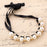 VenusFox Lace pearl Chain Choker Necklace