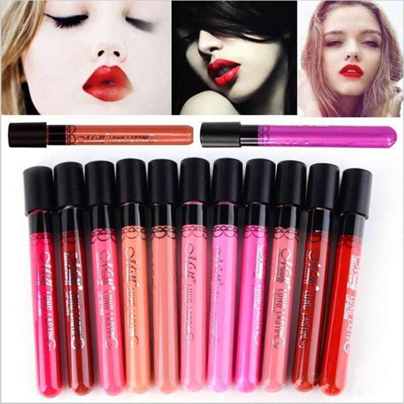 Matte Lipstick Tint liquid Velvet Waterproof Long Lasting Lip Gloss