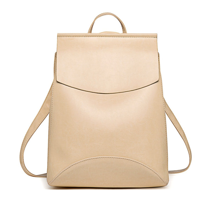 Women High Quality Fashion Leather Backpack Shoulder Bag