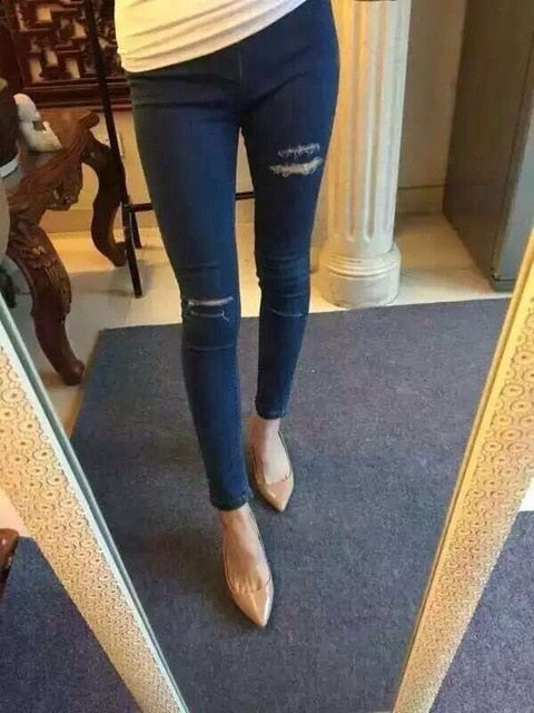 VenusFox Skinny Ankle Pencil Jeans
