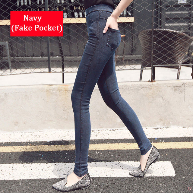 VenusFox Fashion Casual Skinny Stretch Denim Jeans