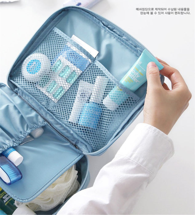 Women high quality waterproof Cosmetic  Make Up Bag travel organizer
