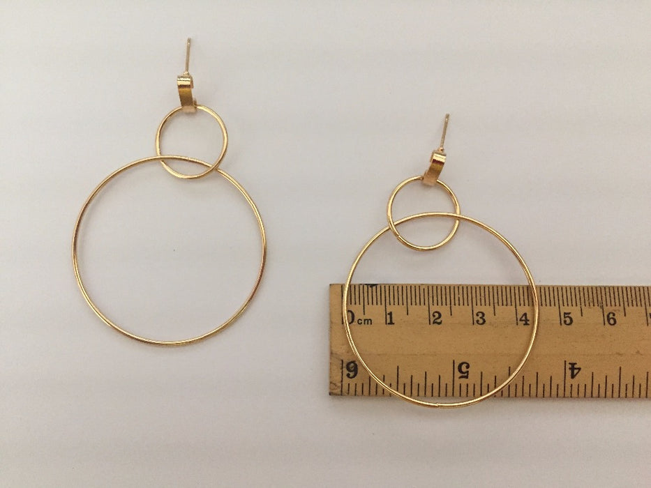 Minimalist Punk Circle Earring