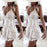 VenusFox Womens Bodycon Cocktail Lace Dress Sexy Mini Party Dress