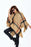 VenusFox Fashion Winter Wool Plaid Knitting Poncho 7 Colors
