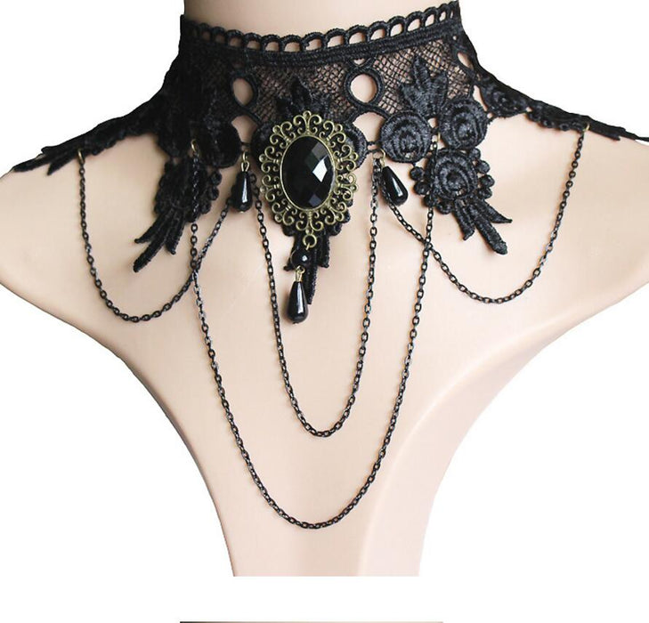 VenusFox elegant necklace Lace choker