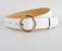Fashion Simple Circle Pin Gold Buckles Wild  Belt  for women