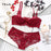 VenusFox Lace Embroidery Underwear Bra Sets