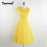 VenusFox Vintage Polka Dot Yellow Dress