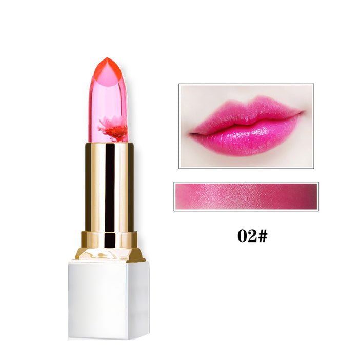 Color Change Long-lasting Flower Jelly Moisturizer Lipsticks