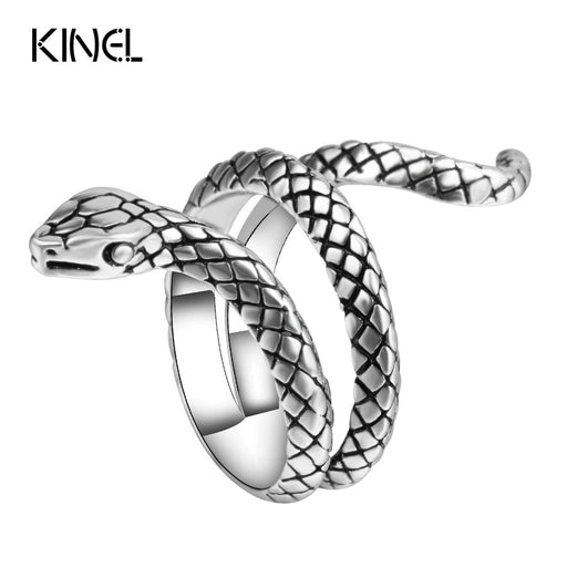 Fashion Silver Vintage Snake Rings