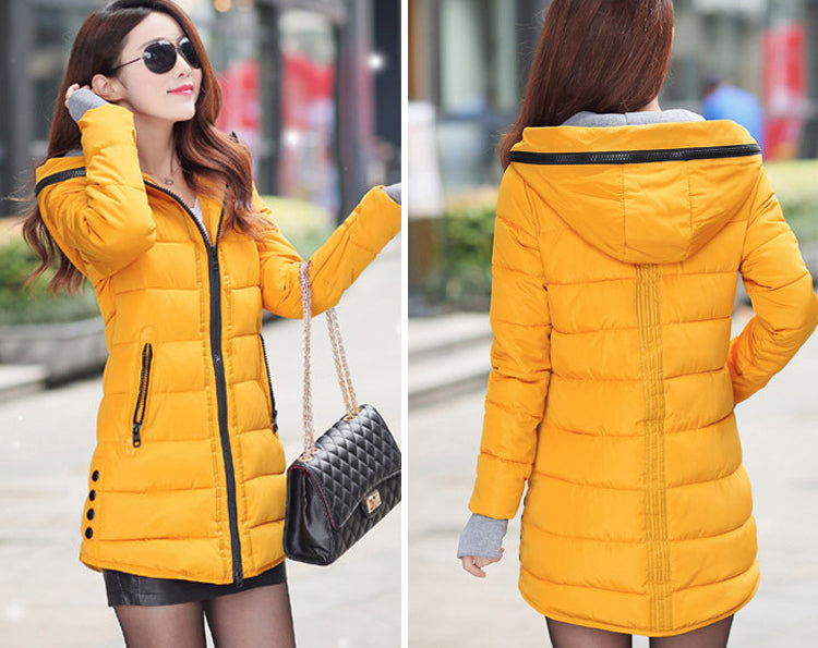 VenusFox long hooded Jacket coat plus size